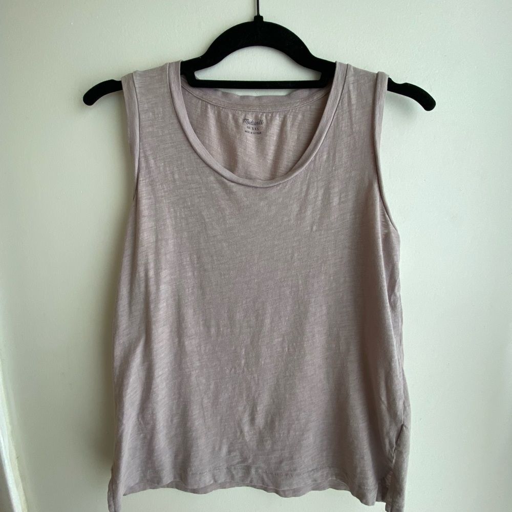 Madewell Dusty Rose/Mauve Tank Top Size: XXS